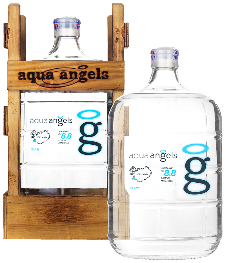ZÁSADITÁ voda Aqua Angel, sklo | 750 ml
