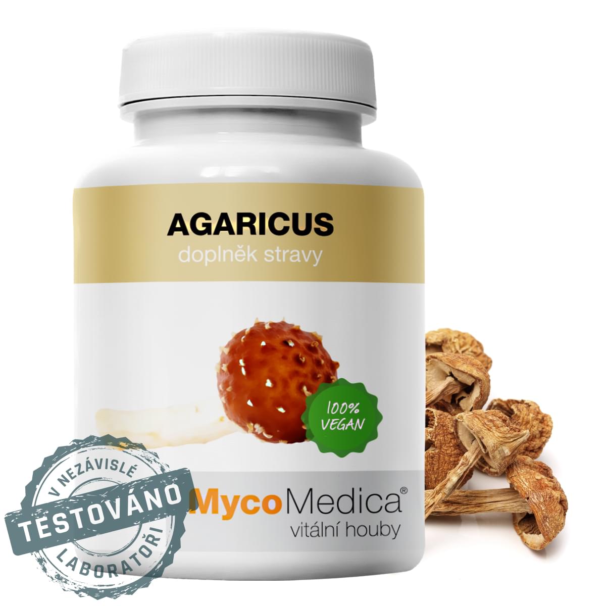 Agaricus | MycoMedica | 90 kapslí