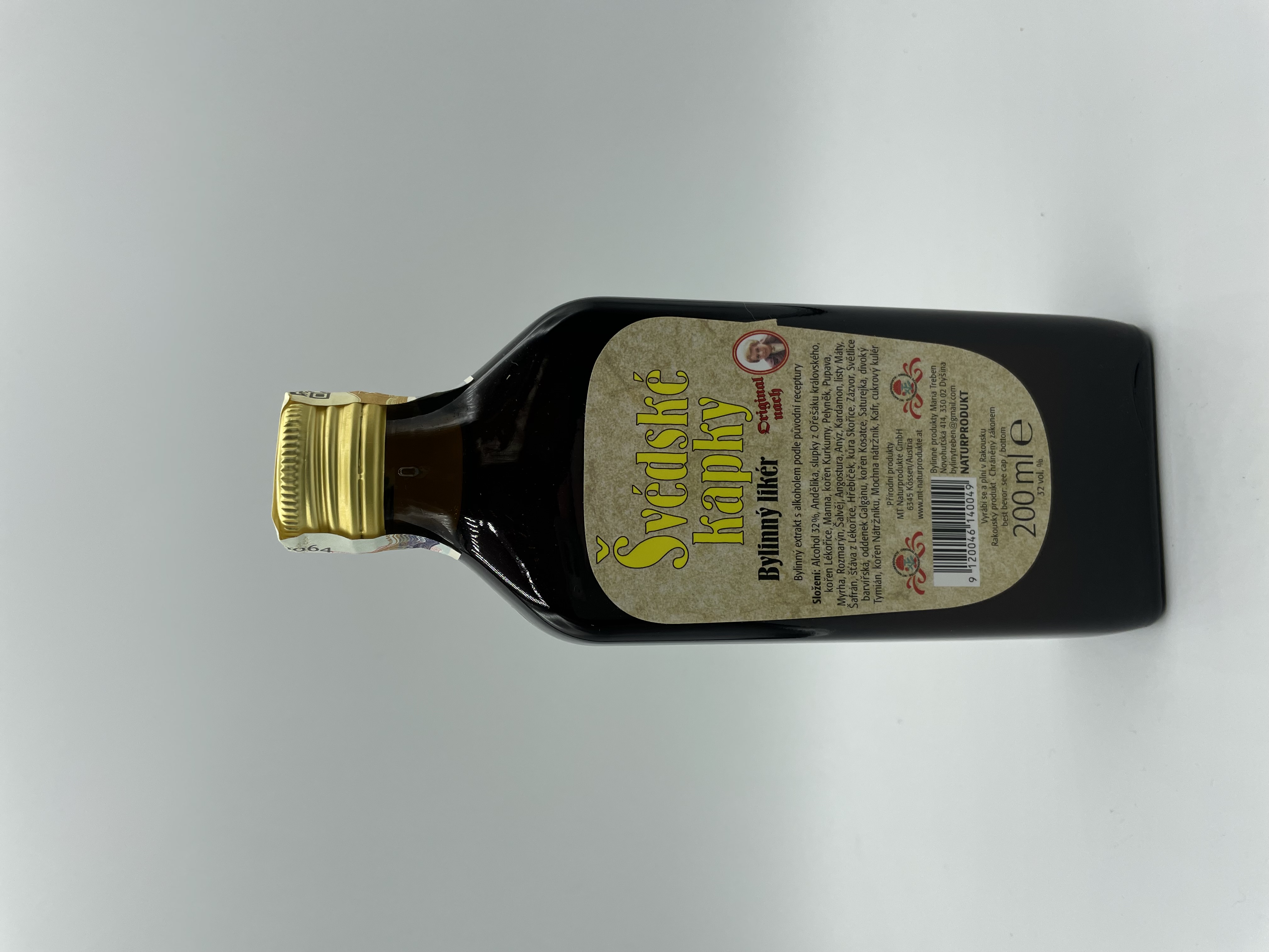 ORIGINÁL Švédské kapky se šafránem | s alkoholem | 200 ml